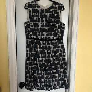 Banana Republic Navy and Cream Dress